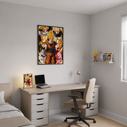Póster lenticular 3D de Dragon Ball